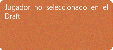 Jugador no seleccionado en el Draft