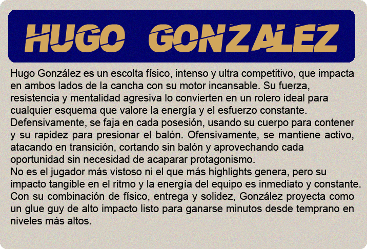 Cooper Flagg (2.06m) es el gran premio del draft 2025, y no solo por el hype: es un jugador hipercompleto, con impacto real en ambos lados de la cancha y listo para contribuir desde el día uno. No tiene una habilidad élite todavía, pero hace todo bien: defiende con inteligencia y energía, lee el juego a nivel NBA, puede pasar, rebotear, cortar, proteger el aro y castigar errores sin forzar nada. Su ofensiva sigue puliéndose—no es un “go-to guy” uno contra uno—pero tiene buen manejo, visión, y un tiro en desarrollo que ya es confiable en catch-and-shoot. Defensivamente, es una máquina de cerrar posesiones. Cambia en todos los picks, defiende al balón o ayuda, y acelera transiciones con su lectura y anticipación. Su valor no está en cargar con todo, sino en elevar a los que lo rodean. Es adaptable, tiene mentalidad ganadora y está programado para impactar sin necesidad de volumen.
